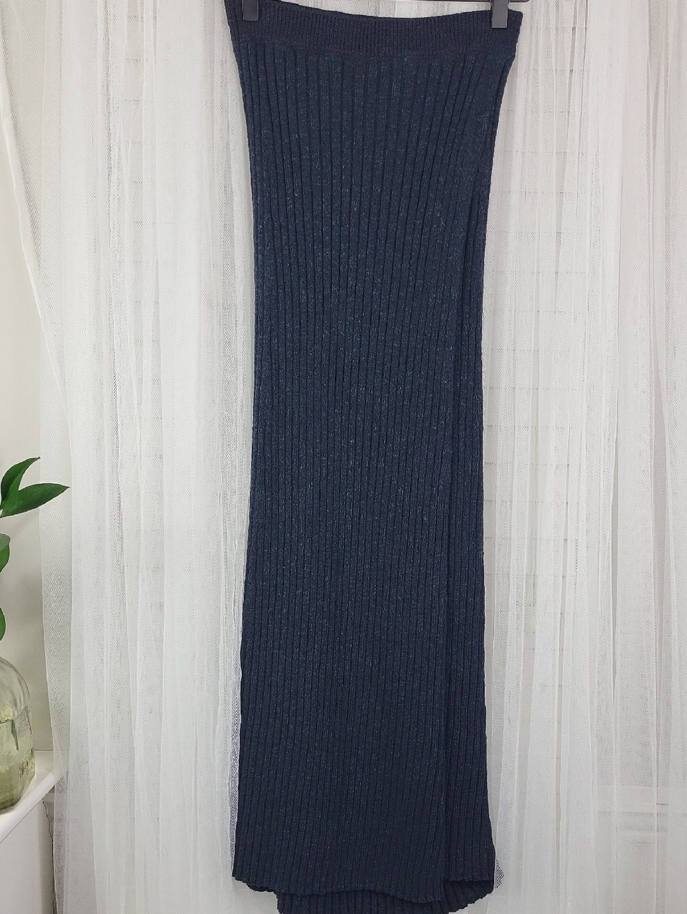 Free People Womens Black Combo Knit Skirt. Size S